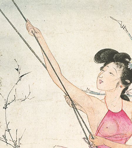 白云-胡也佛的仕女画和最知名的金瓶梅秘戏图